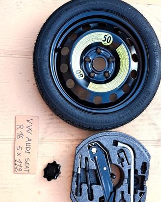 ruotino 125/70 r16 audi vw