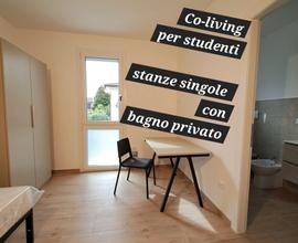Stanze singole con bagno privato x studenti