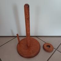 Portarotoli carta da cucina in legno h.cm.30