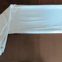 jeans bianchi con frange