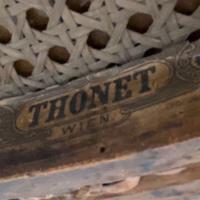 Set originale Thonet Wien: 4 sedie n.28 + divanett