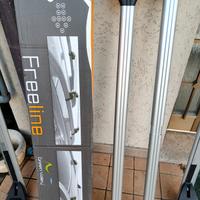 barre universali  telescopiche attacco rail