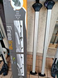 barre universali  telescopiche attacco rail