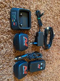 Minelab ctx 3030 piastra batteria e accessori vm10