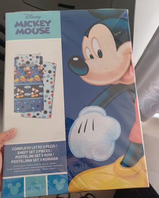 lenzuola letto singolo topolino