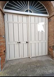 Cancello alluminio bianco