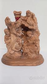 Presepe in legno della ditta Lepi