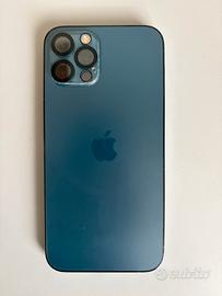 iPhone 12 Pro 256GB colore Pacific Blue + 2 cover