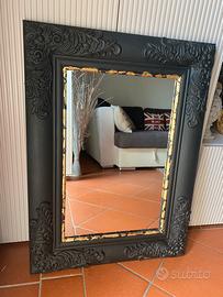 Specchio nero e oro