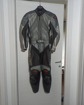Tuta da moto più stivali
