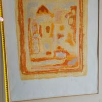 Burhan  Litografia Originale 1969 - Firm