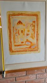 Burhan  Litografia Originale 1969 - Firm