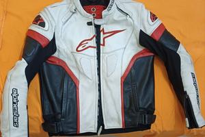 Giacca moto in pelle Alpinestars Gp plus R