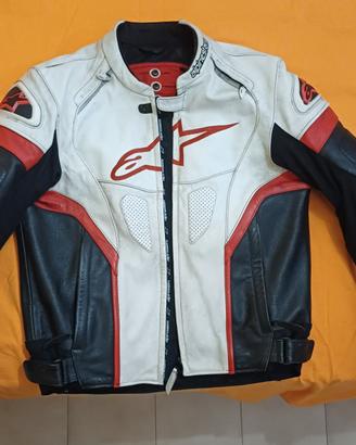 Giacca moto in pelle Alpinestars Gp plus R