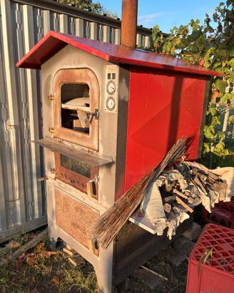 Forno a legna carrellato