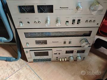 impianto Panasonic audio completo fine anni 70