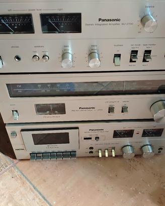 impianto Panasonic audio completo fine anni 70