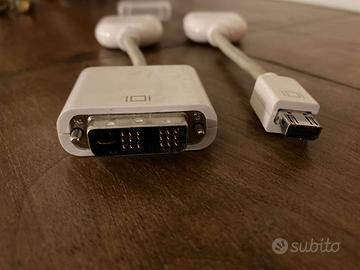 2 adattatori  VGA → DVI e Mini DisplayPort