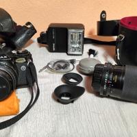 FOTOGRAFIA reflex+obiettivi+treppiedi+accessori