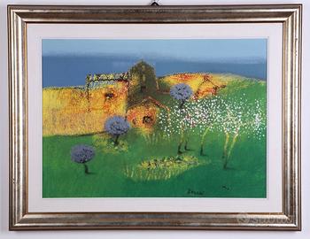 Manlio Bacosi olio su tela 50x70 cm