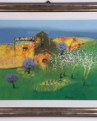 Manlio Bacosi olio su tela 50x70 cm