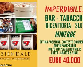 Aziendale-storico bar/tabacchi/ricevitoria /slot