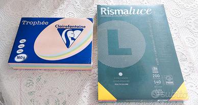 2 Risme carta colorata - A3 -A4