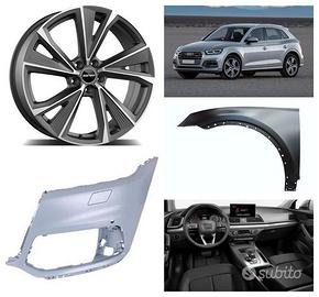 Audi Q5 frontale paraurti assetto freni airbag 17-
