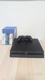 Playstation 4 Silm 500gb + 8 giochi +  Controller