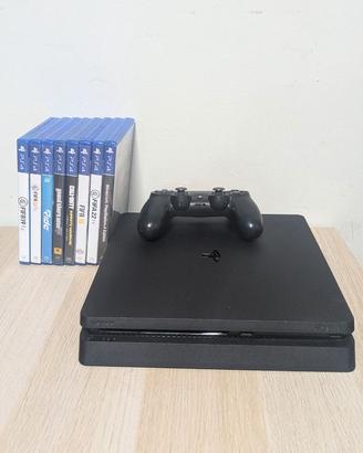 Playstation 4 Silm 500gb + 8 giochi +  Controller