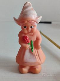 Gioco Gomma Bambolina Olandese Dama rubbertoys 