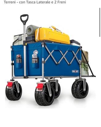 Carrello spiaggia e pesca