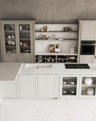 cucine in legno massello stile baltico Scandola