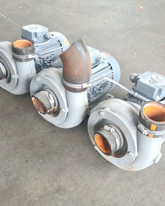 3 pompe centrifughe usate