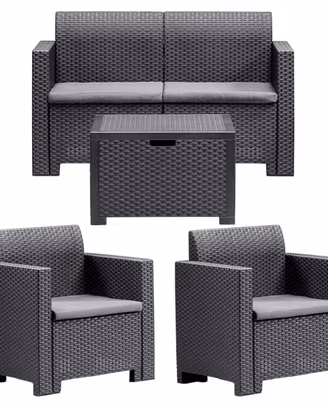 set completo x giardino  PVC più piastrelle   pvc