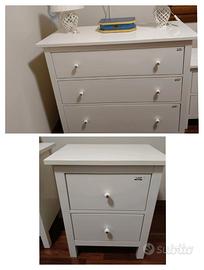 Cassettiera più due comodini