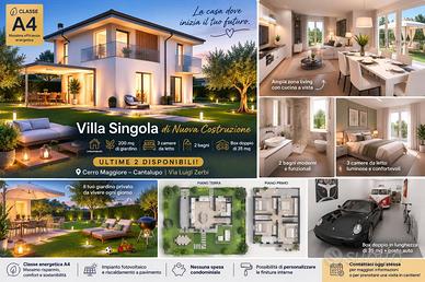 Villa di 164 m² con 4 locali e box auto doppio a C