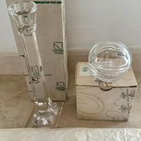 Set cristallo imperatore candeliere e scatola