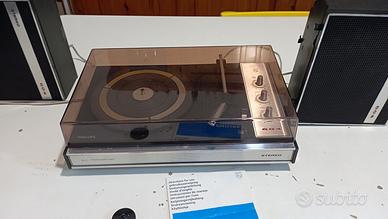 Giradischi vintage Philips GF 604 piatto vinili