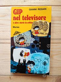 libro vintage GIP nel televisore Gianni Rodari