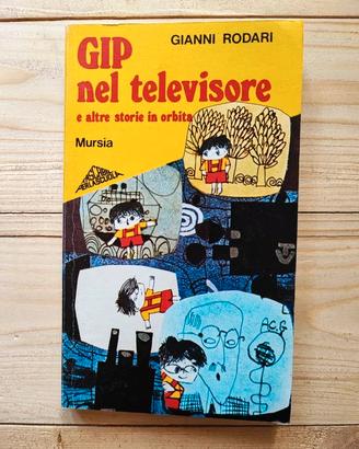 libro vintage GIP nel televisore Gianni Rodari