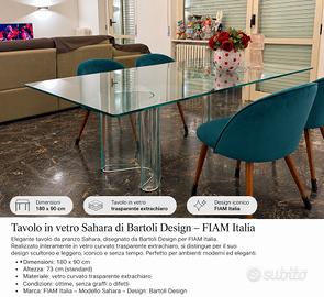 Tavolo FIAM Italia Sahara – Bartoli Design – Pari