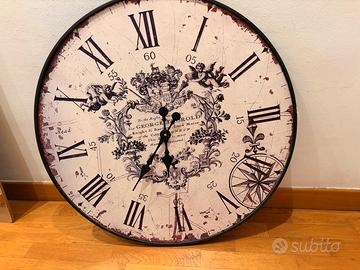 Orologio da parete grande vintage funzionante