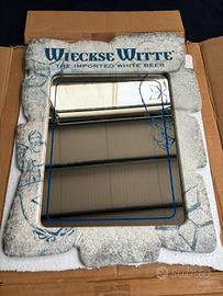 Insegna specchio NUOVA birra Wieckse Witte 64x50