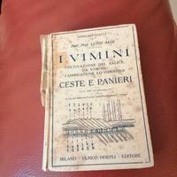 libro da colle"i vimini" coltivazione e industria 