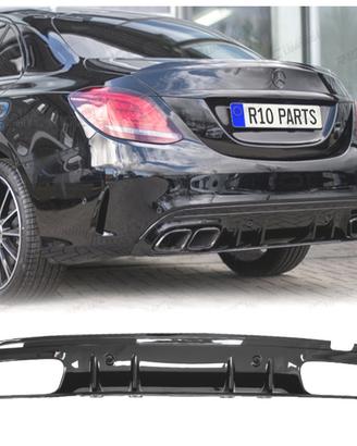 DIFFUSORE MERCEDES W205 SEDAN AMG 14-21 LOOK AMG C