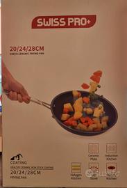 Set 3 padelle ceramica swiss-pro plus 