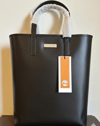 Borsa donna in pelle nera, Timberland