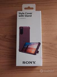 Sony Style Cover with Stand per Xperia 5 II Viola