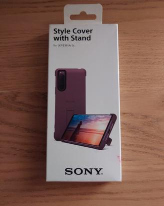 Sony Style Cover with Stand per Xperia 5 II Viola